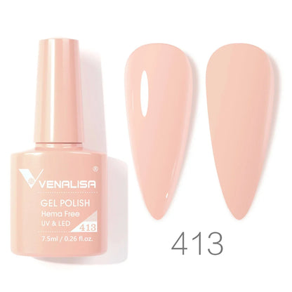 Venalisa VIP4 Nail Gel Polish HEMA/TPO FREE Full Coverage Beautiful Semi Permanent Soak Off UV LED Gel Nail Polish Gel Lacquer