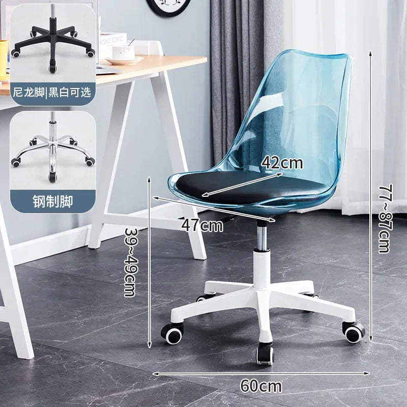 Transparent Swivel Office Chair