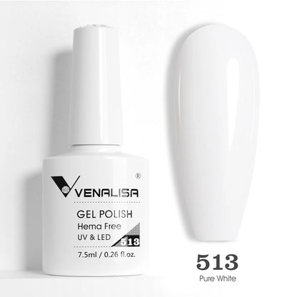 Venalisa VIP5 Nail Gel Polish HEMA/TPO FREE Full Coverage Beautiful Semi Permanent Soak Off UV LED Gel Nail Polish Gel Lacquer