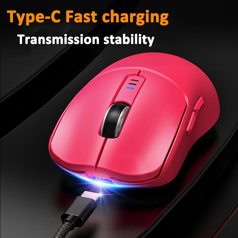 AULA SC580 Gaming Mouse Tri-mode Rechargeable Ergonomic Bluetooth Mouse 10000 DPI E-sports Lightweight Mice for Office Gaming