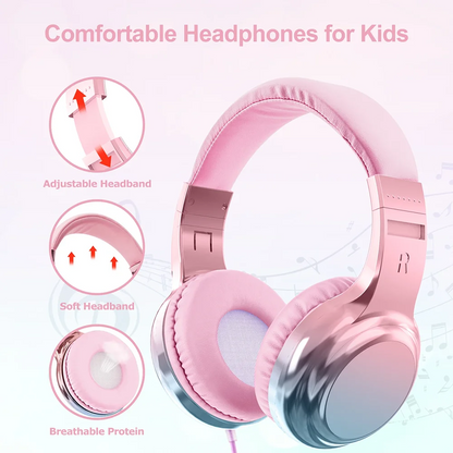Kids Wired Headphones For School