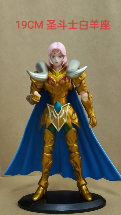 19cm Anime Dark Saint Seiya Figure Phoenix Ikki Hyoga Seiya Shiryu Action Figures Box Figure Collection Decoration Toys Hobbies