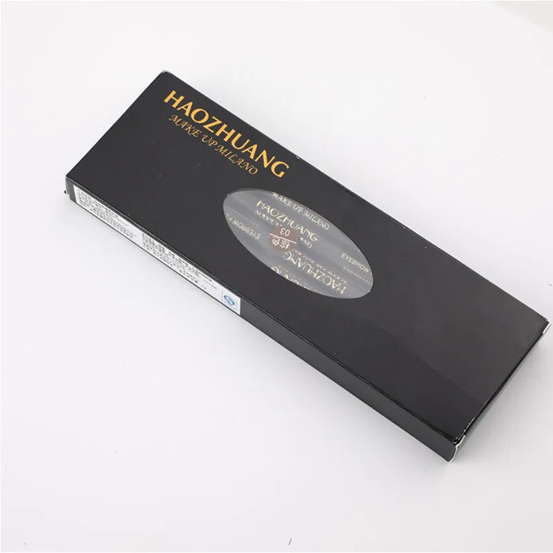 HAOZHUANG  Waterproof Long Lasting Eyebrow Pencils with Soft Brush Eyebrows Makeup Tool Permanent Makeup Tattoo Accessories