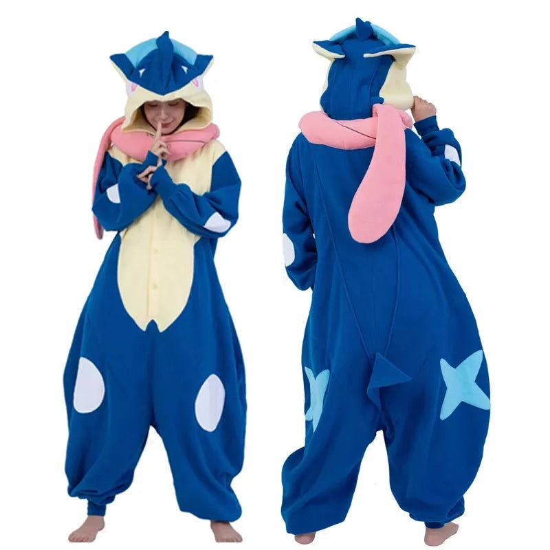 Pokemon Cosplay Costume Kigurumi Anime Onesie for Men And Women Gengar Funny Jumpsuit Halloween Christmas Party Outfit