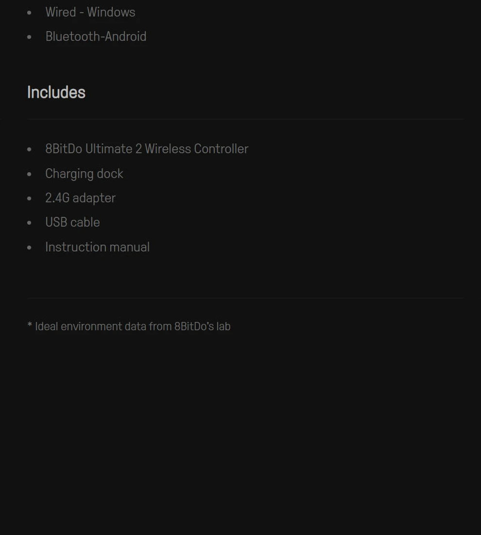 8BitDo Ultimate 2 Controller