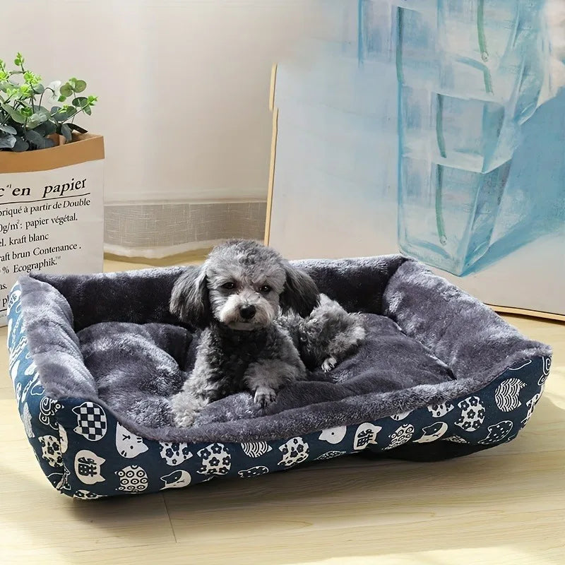 BeiYu Premium Pet Sofa Bed: Ultra-Soft Winter Lounger for Dogs & Cats