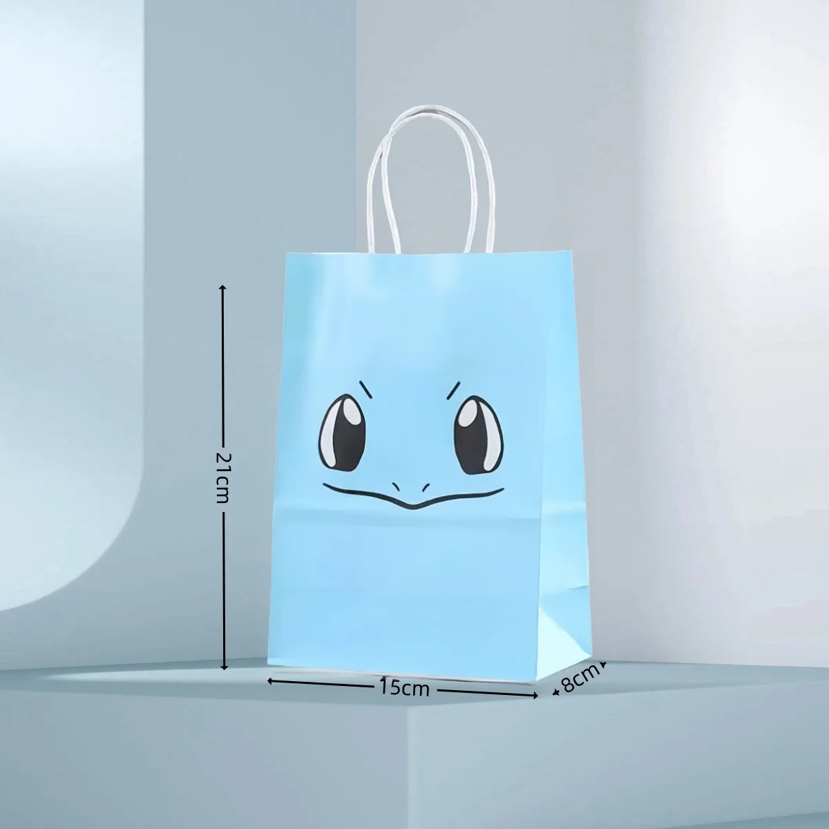 Pokemon Gift Bags Pikachu Hand-held Paper Packing Treat Bag Anime Kraft Paper Bag Gift Packaging Party Festive Supplies Kids Toy