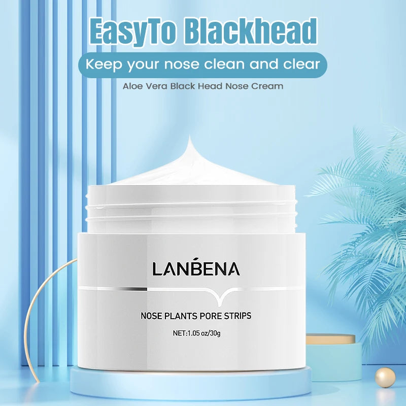 LANBENA Nose Blackhead Remove Mask  Pore Strip Peeling Mask Deep Cleansing Black Dot Remover Acne Patch Skin Care Peel Mask