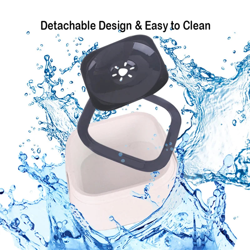 No-Spill Floating Pet Water Bowl