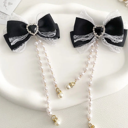 Lolita Hair Bow Clip Set.