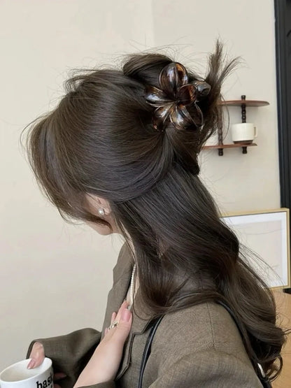 Leopard Flower Hair Clips.