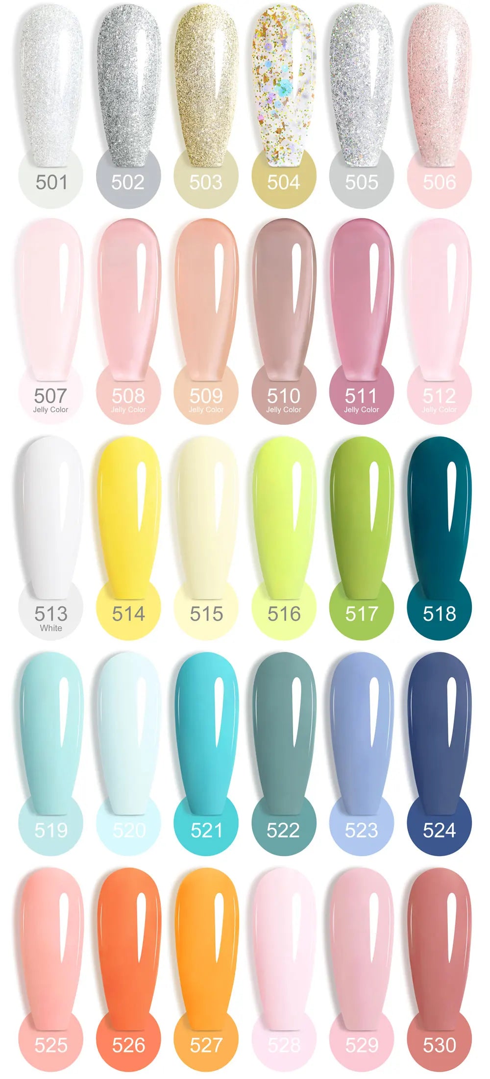 Venalisa VIP5 Nail Gel Polish HEMA/TPO FREE Full Coverage Beautiful Semi Permanent Soak Off UV LED Gel Nail Polish Gel Lacquer