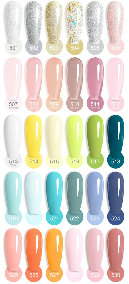 Venalisa VIP5 Nail Gel Polish HEMA/TPO FREE Full Coverage Beautiful Semi Permanent Soak Off UV LED Gel Nail Polish Gel Lacquer