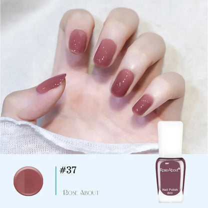 40 Colors Water-Based Nail Polish