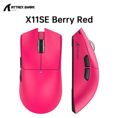 Attack Shark X11 X11SE Wireless Gaming Mouse,1000 Hz,2.4G RGB Optical Mouse,16000 DPI,Ergonomic Computer Mice for PC Laptop Mac