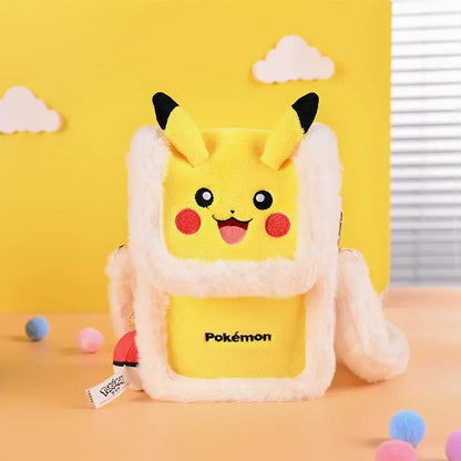 Pokemon Pikachu Plush Handbag Cute Crossbody Backpack Clefairy Storage Gift Bag Stuffed Doll Style Portable Daily Use