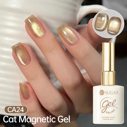UR SUGAR 15ml Cat Magnetic Gel Nail Polish 30 Colors Semi Permanent Magnetic Gel UV/LED Soak Off Painting Vanrish Design