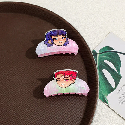 1PC/7PCS Cute girl group hair claw, multi-functional hair accessory hair claw