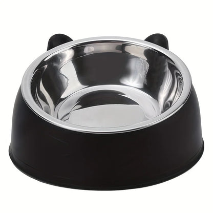 Elevated Stainless Steel Cat Bowl