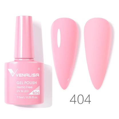Venalisa VIP4 Nail Gel Polish HEMA/TPO FREE Full Coverage Beautiful Semi Permanent Soak Off UV LED Gel Nail Polish Gel Lacquer