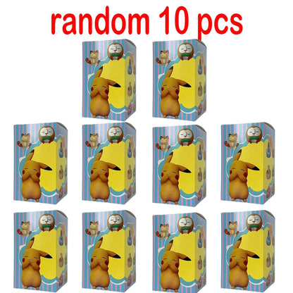 Anime Pok é mon blind box Model Figure 1-12 pcs Pikachu sleep Series Interior Hand Sleeping Position Toys Gift for sfriends