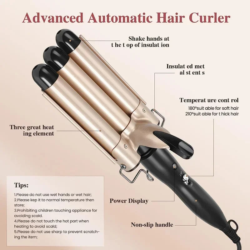 Ceramic Curling Iron Pro.