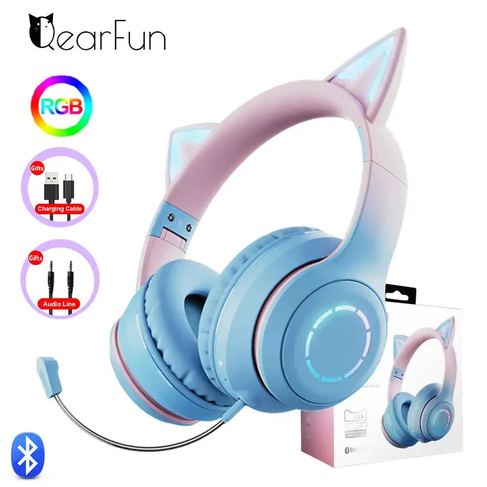 Pink Cat Headphones