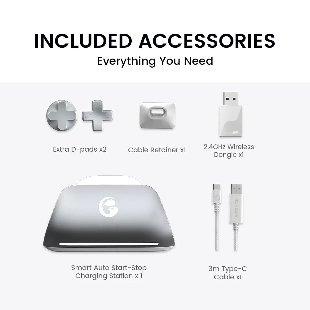 GameSir G7 Pro Xbox Series X|S Controller with TMR Sticks, Hall Effect Triggers, Magnetic Faceplates, Gyro, Smart Charging Dock