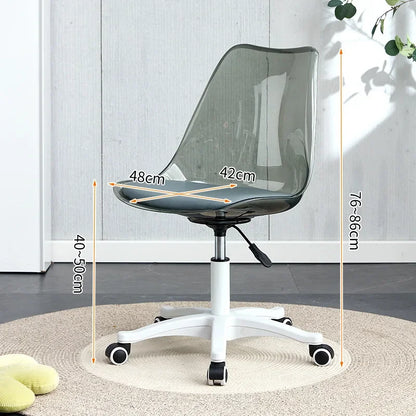 Transparent Swivel Office Chair