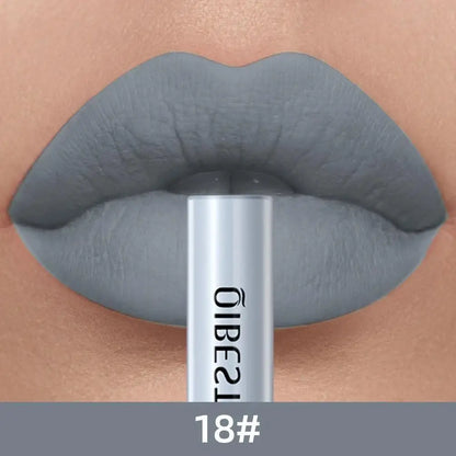 Matte Liquid Lipstick Waterproof Long Lasting Velvet Mate Nude Red Lip Gloss Lint Tube Makeup Cosmetic Lipsticks Lipgloss
