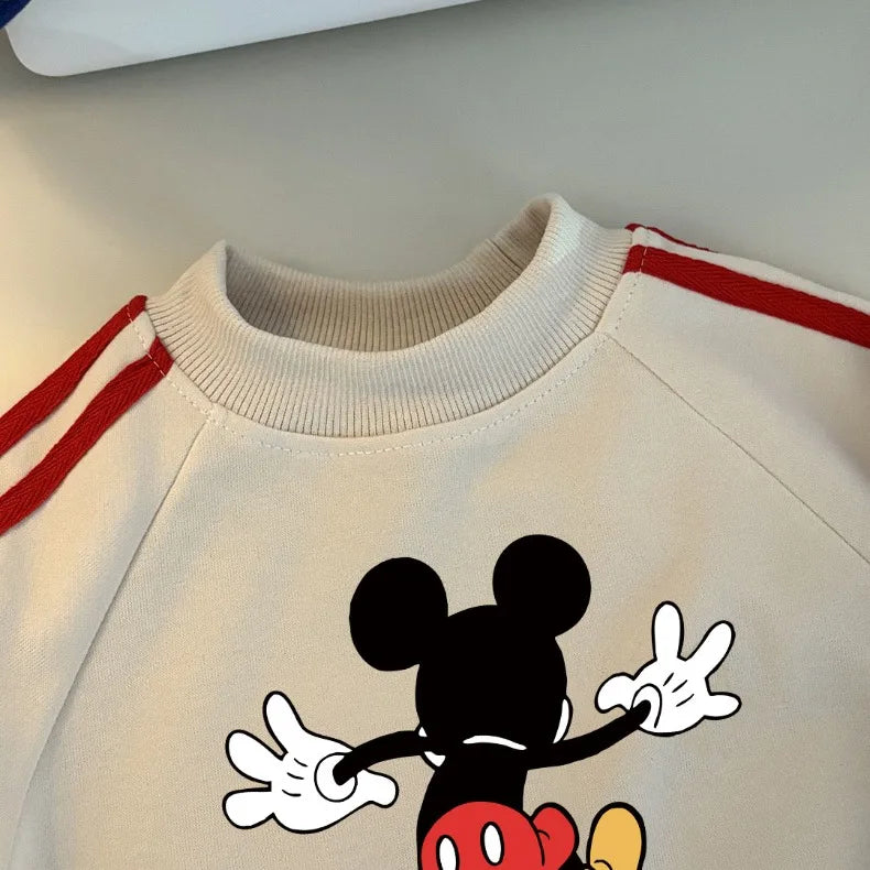 Printed Boys Long Sleeve O Neck Hoodies and Long Pants Two Piece Set Kids Casual Tracksuit Children Sweatshirt Set Spring New