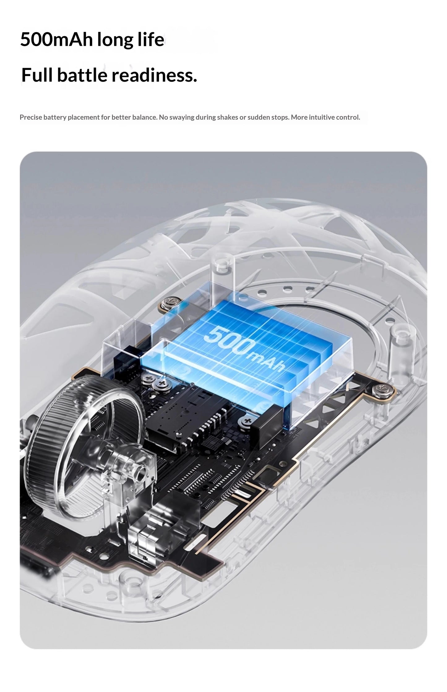 MCHOSE A7X Ultra Magnesium Alloy Wireless Mouse Game E-sports Bluetooth third mock examination PAW3950TI Lightweight