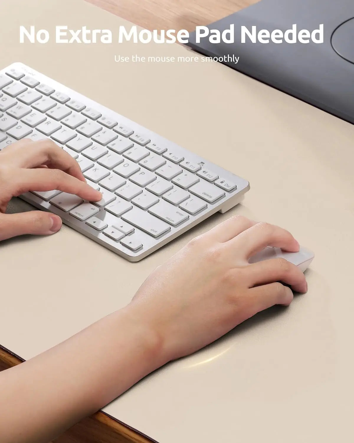 YSAGi Premium PU Leather Desk Mat: Non-Slip Waterproof Office Protector