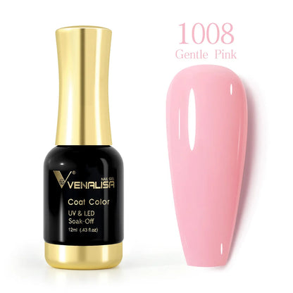 VENALISA Nail Gel Varnish TPO FREE Soak Off UV LED Organic Odorless Enamels Nail Art Colors 12ml 120Colors UV Gel Nail Polish