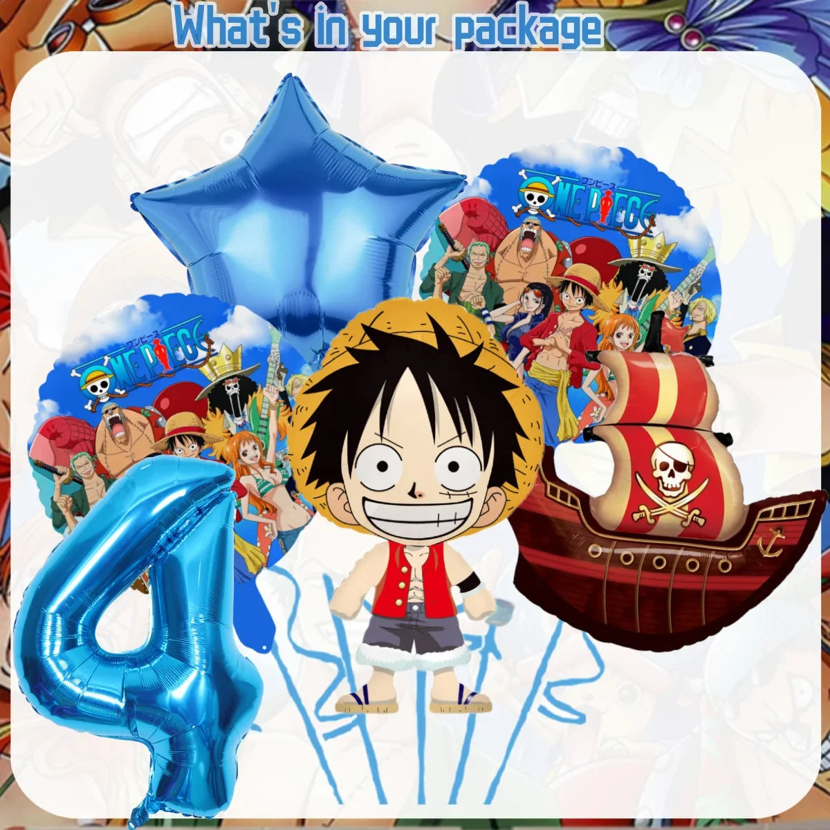 One Piece Sanji & Nami Birthday Party Tableware Set 🎉🏴‍☠️