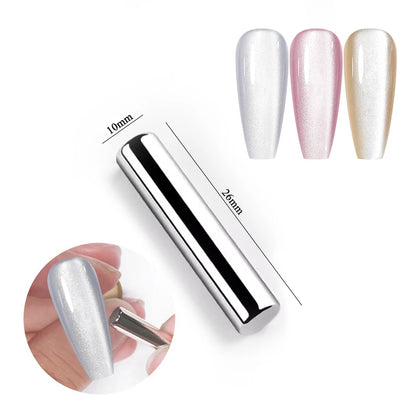 BORN PRETTY Sparkling Glass Bead Cat Magnetic Gel Nail Polish Flash White Spar Red Color Semi Permanent Soak Off UV Gel Varnish