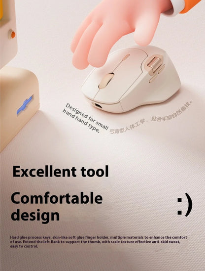 Rapoo MT560 Mouse 3mode Wireless Mice Ergonomic Hall Magnetic Induction Knob Cross Screen Custom Lightweight Gaming Pc Accessory