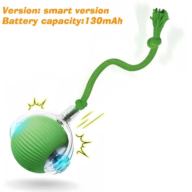 Pet Smart Interactive Ball Rechargeable Cat Ball Smart Kitten Dog Interaction Toy Intelligent Toy Ball Automatic Rolling Cat Toy
