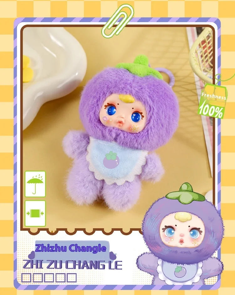 Nommi V3 Substitute 2025MM Candy Fruity Plush Toy Blind Box Creative Cute Desktop Decoration Trendy Vinyl Face Collectible