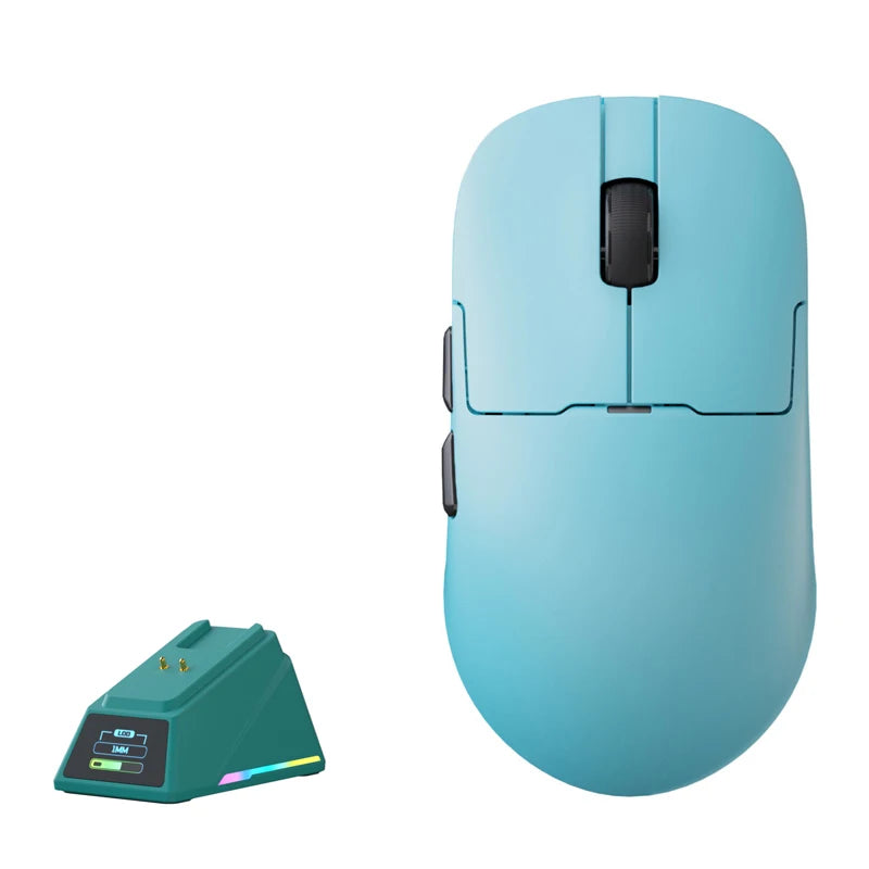 AJAZZ AJ159 APEX Paw3950 Wireless Mouse with RGB Magnetic Charging Base Lightweight Wired Bluetooth Gaming Mouse for PC Laptop