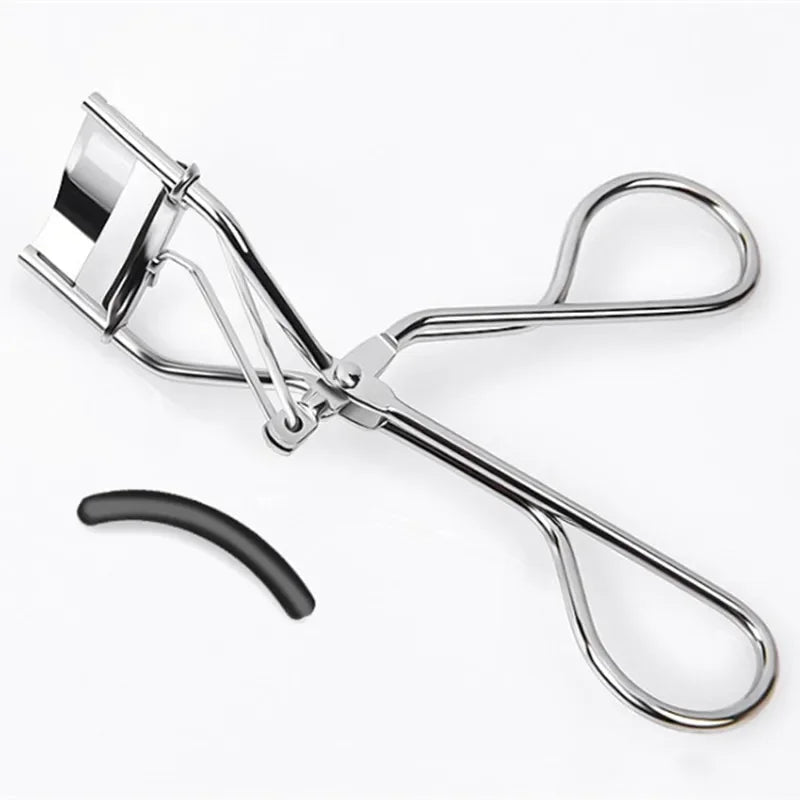 Silver Black Tweezers Curler.