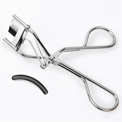 Silver Black Tweezers Curler.