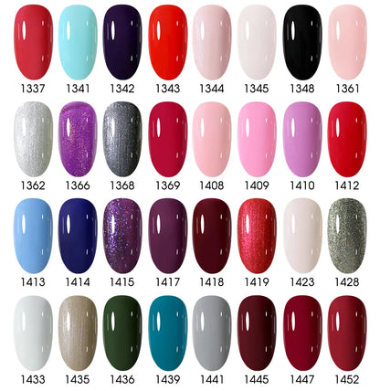 Clou Beaute 20pcs TPO & HEMA FREE Nail Gel Polish Set Red Pink Nude UV LED Soak Off Polish Gel Nail Semi Permanent Nail Varnish
