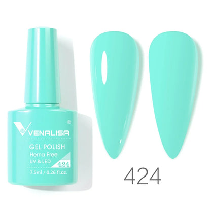 Venalisa VIP4 Nail Gel Polish HEMA/TPO FREE Full Coverage Beautiful Semi Permanent Soak Off UV LED Gel Nail Polish Gel Lacquer
