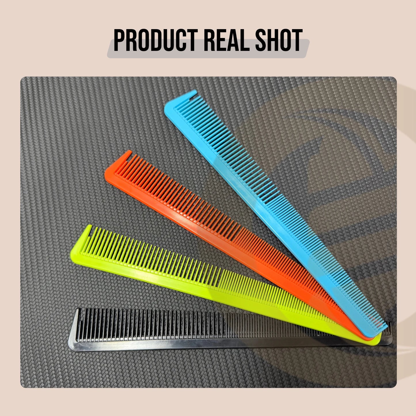 2Pcs NEW Professional Barber Dual Spining Comb Wide and Fine Tooth Cutting Comb Taper Comb for Salon Hairdressing Accessories