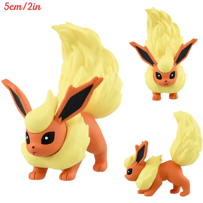 Original TAKARA TOMY Pokemon Figure Toys Mimikyu Maushold Lapras Charizard Umbreon Sylveon Vaporeon Model Dolls Birthday Gifts