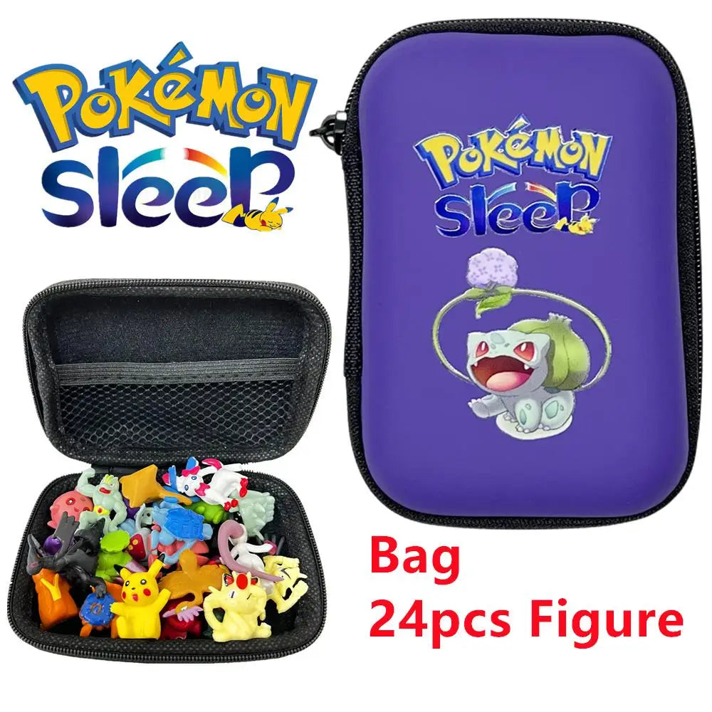 24pcs/Bag Set 2-3cm Pokemon Bag Figures Toy Bulk Anime Mini Doll Figurine Small Pocket Monster Birthday Gift Toys
