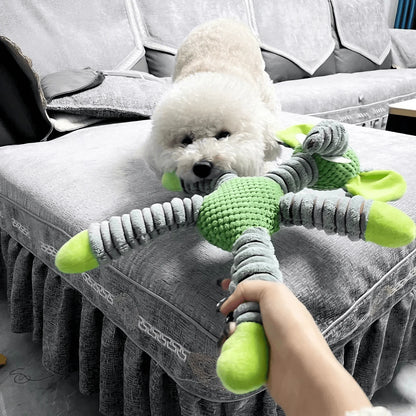 Dog Bark Toy for Chewing and Teething; Pizza Pet Self-Entertainment and Boredom Relief Training Toy for Small and Medium Dogs