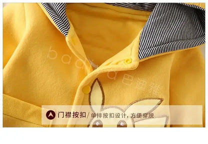 New Cute Cartoon Pokemon Pikachu Baby Pyjamsa Newborn Winter Long-Sleeved Kids Rompers Clothing Babies Toddler'S Clothes  Onesie