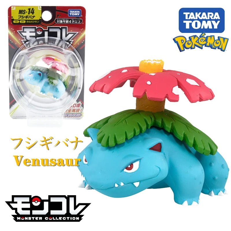 Original TAKARA TOMY Pokemon Figure Toys Mimikyu Maushold Lapras Charizard Umbreon Sylveon Vaporeon Model Dolls Birthday Gifts